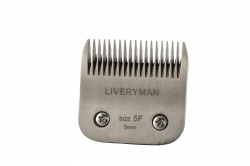 Liveryman 5F Narrow Blade - clips to 6.4mm - ideal trimmer blade to blend with Lister Covercote blade